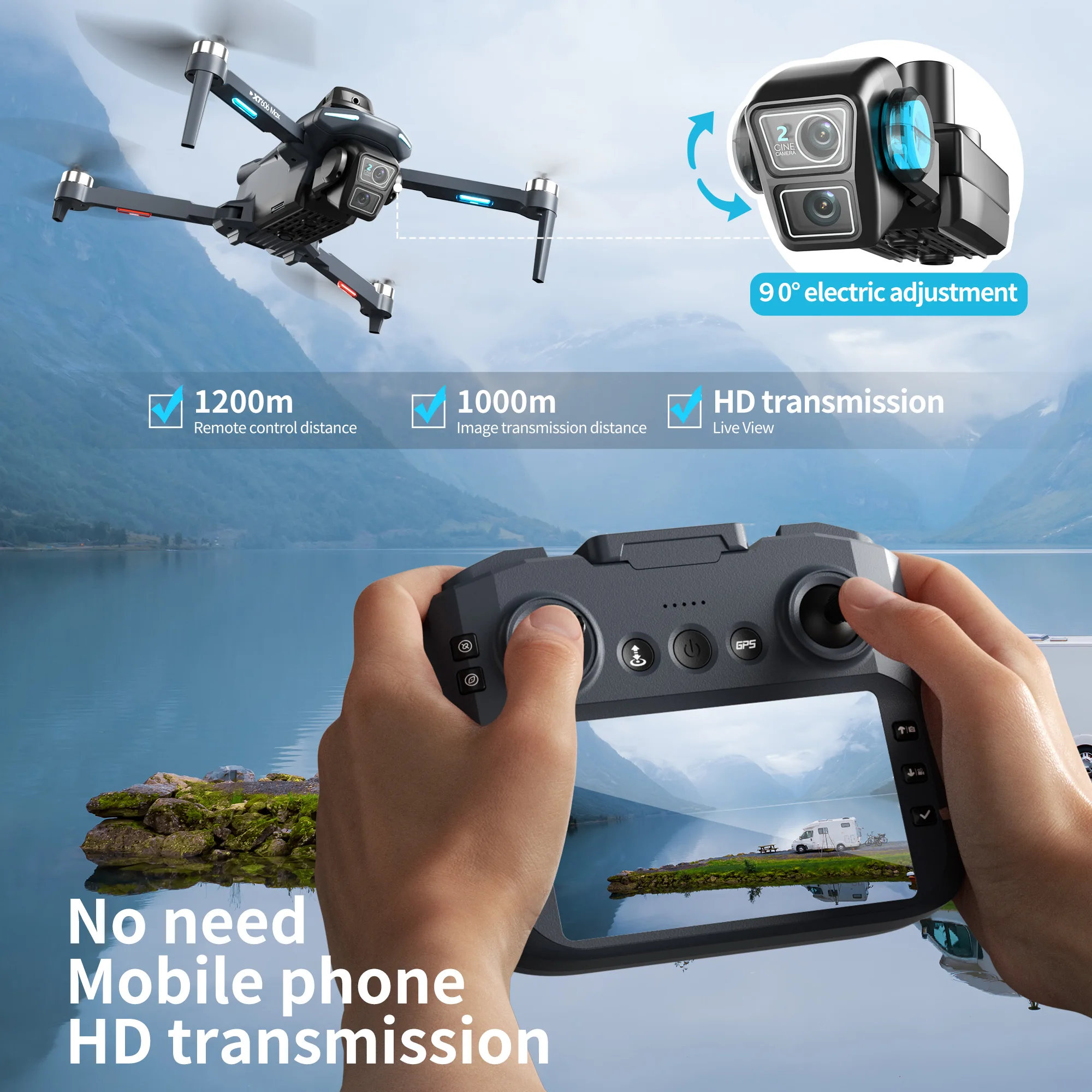 Lenovo XT606 Drone Professiona - Drone Photogrammetry avis et prix