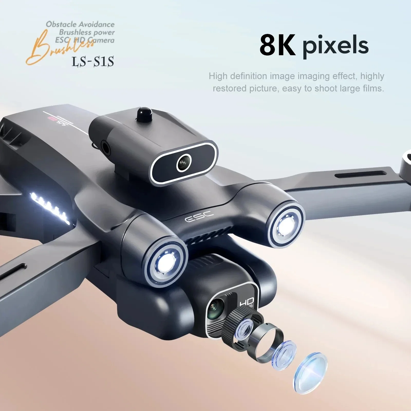 New S1S 5G GPS Drone Camera 8K - Drone Cinematic avis et prix