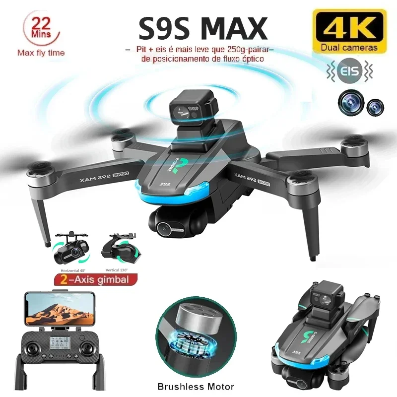NEW S9S MAX MINI Drone 4K 2-Ax - Drone Cinematic avis et prix
