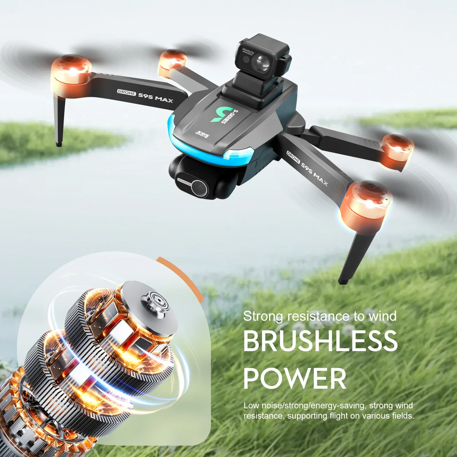 NEW S9S MAX MINI Drone 4K 2-Ax - Drone Cinematic avis et prix