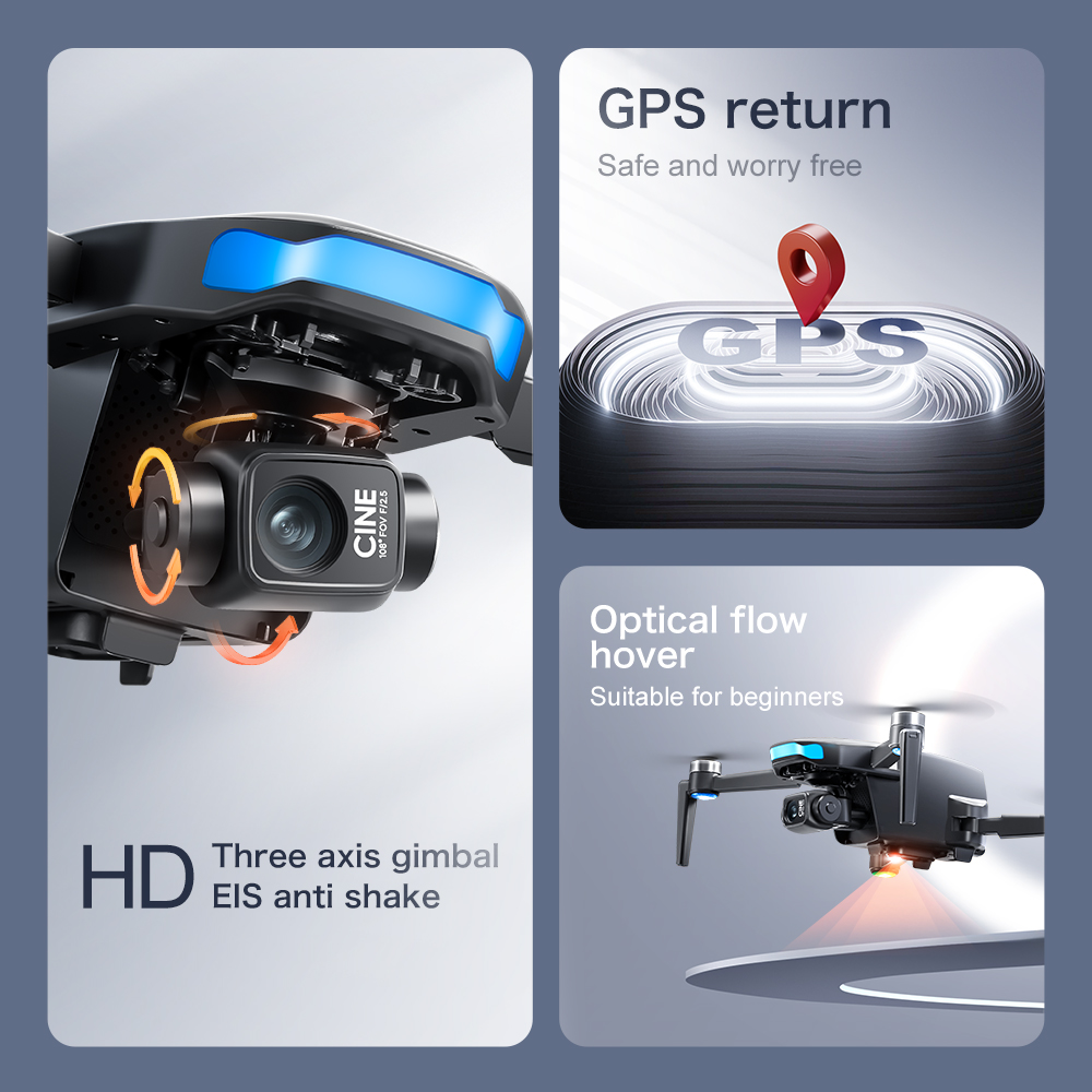 Lenovo GPS S-X1 Drone Three-ax - Drone Surveying avis et prix