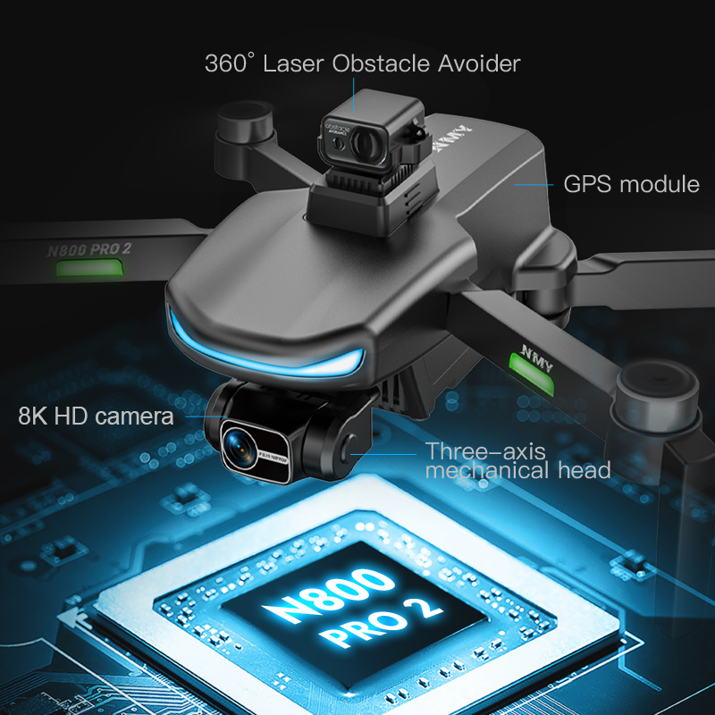 N800 PRO 2 GPS Drone Professio - Drone Multispectral avis et prix