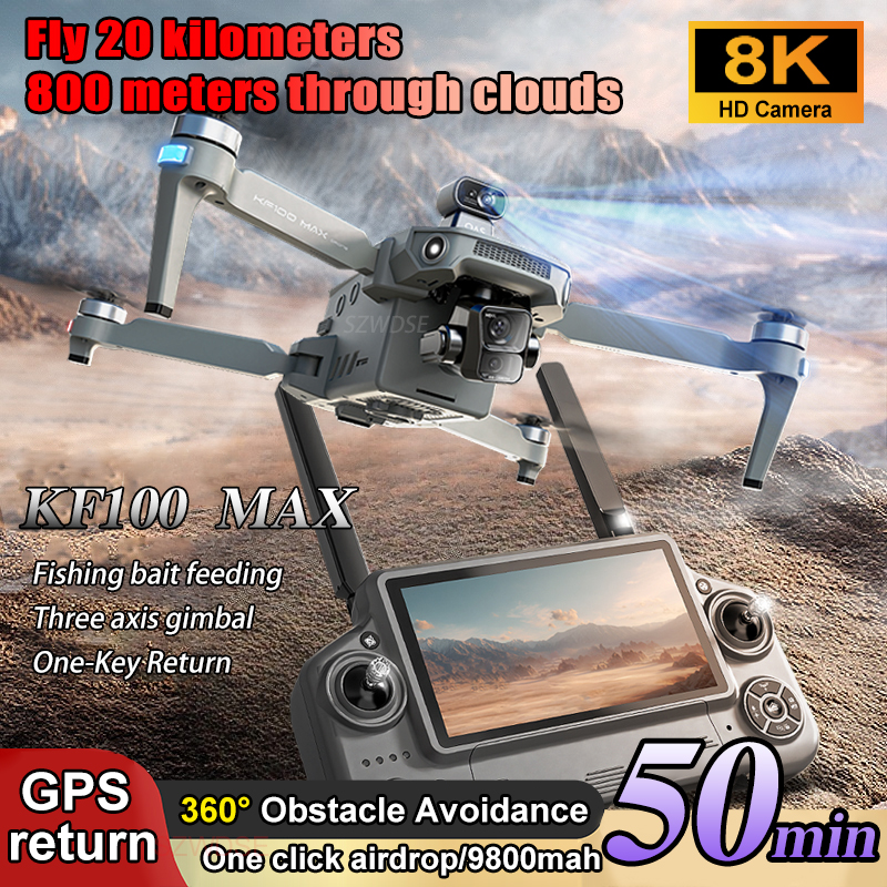 SJRC KF100 MAX 8K UHD Photo HD - Drone Surveying avis et prix