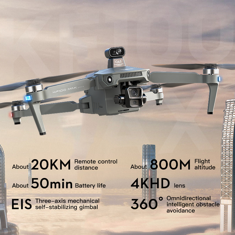SJRC KF100 MAX 8K UHD Photo HD - Drone Surveying avis et prix