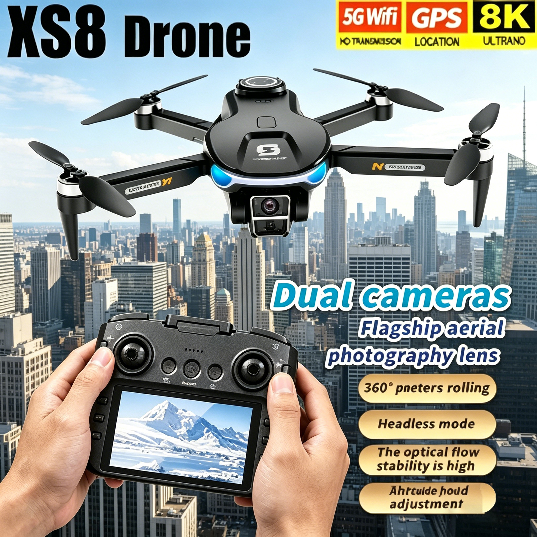 HD 8K Professional GPS Drone w - Drone Surveying avis et prix