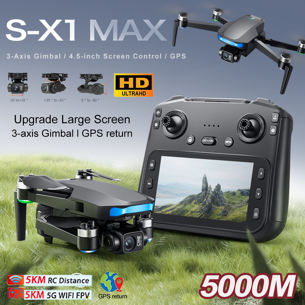 New S-X1 MAX Drone GPS 8K Prof - Drone Surveying avis et prix